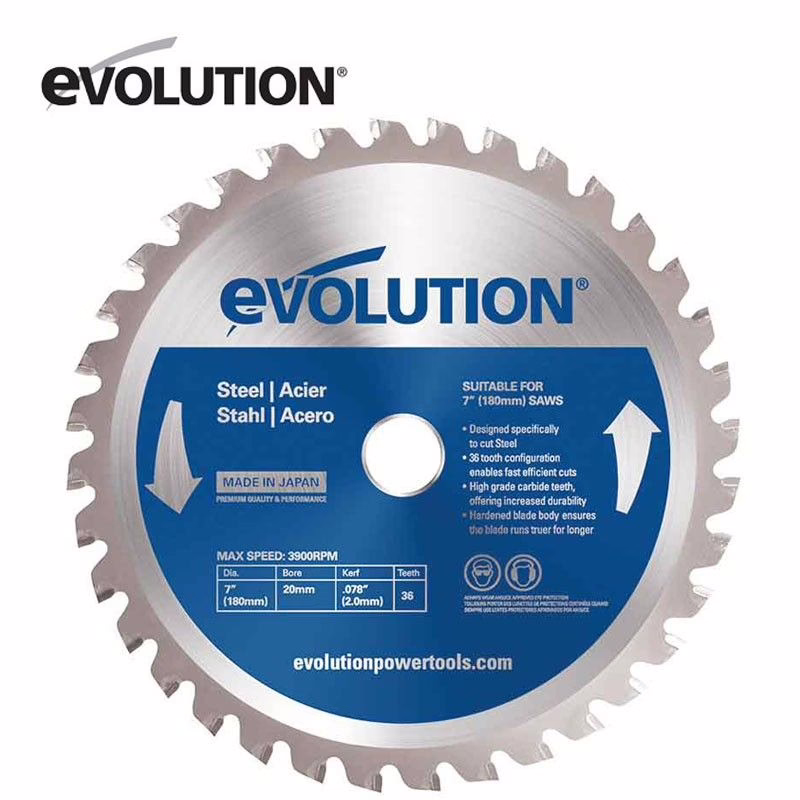 Диск за циркуляр 180 мм, 36 зъба / EVOLUTION M180TCT-36CS-0415 / 1 Диск за циркуляр 180 мм, 36 зъба / EVOLUTION M180TCT-36CS-0415 /