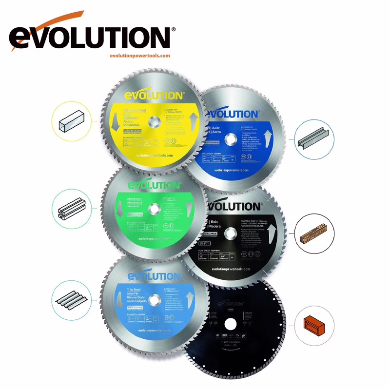 Диск за рязане на стомана 255мм, 52 зъба / Evolution M255TCT-52CS / 2 Диск за рязане на стомана 255мм, 52 зъба / Evolution M255TCT-52CS / - Image 2