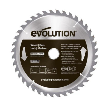 Диск за дърво 230 мм / EVOLUTION EVOBLADE230WD-0484 /