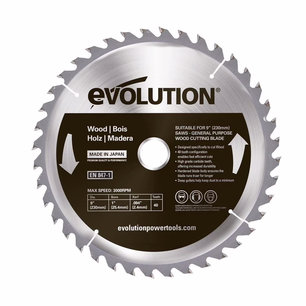 Диск за дърво 230 мм / EVOLUTION EVOBLADE230WD-0484 / 1 Диск за дърво 230 мм / EVOLUTION EVOBLADE230WD-0484 /