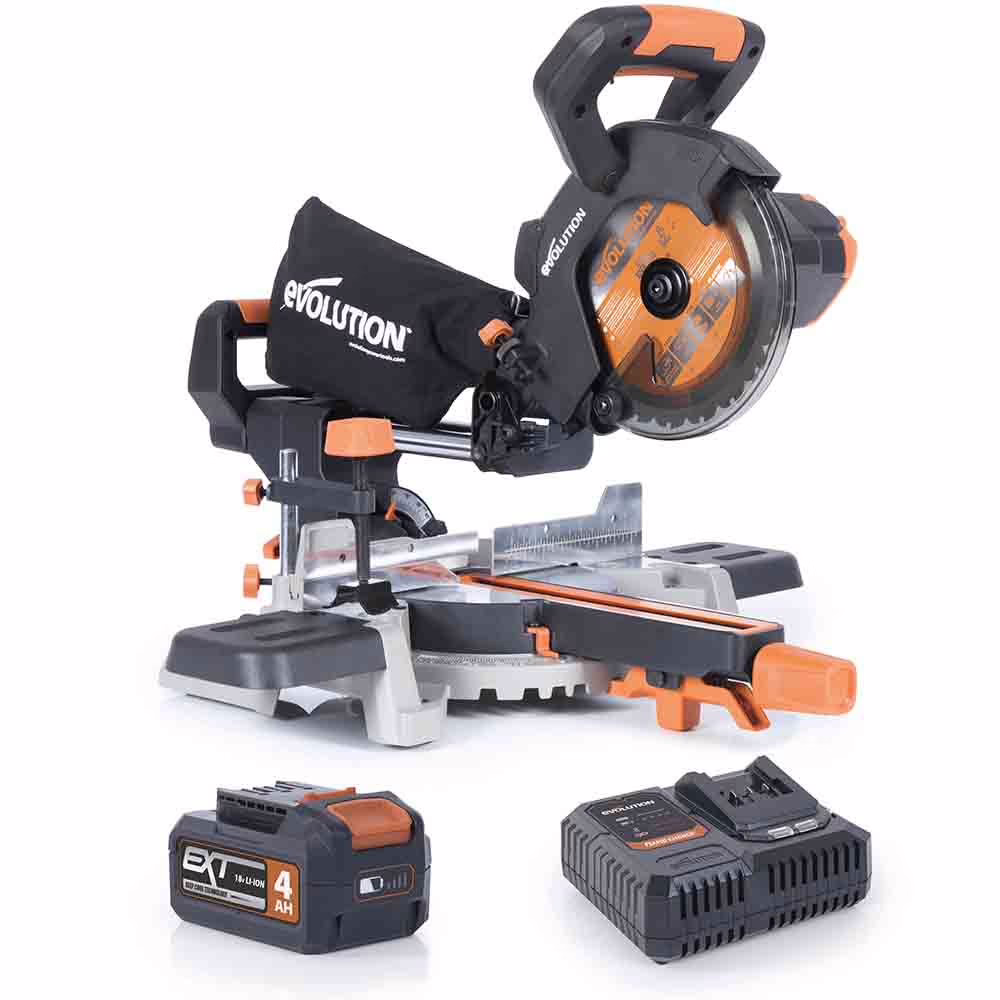 Акумулаторен потапящ циркуляр 185 мм R185SMS-Li / Evolution 064-0001B / 18 V 1 Акумулаторен потапящ циркуляр 185 мм R185SMS-Li / Evolution 064-0001B / 18 V