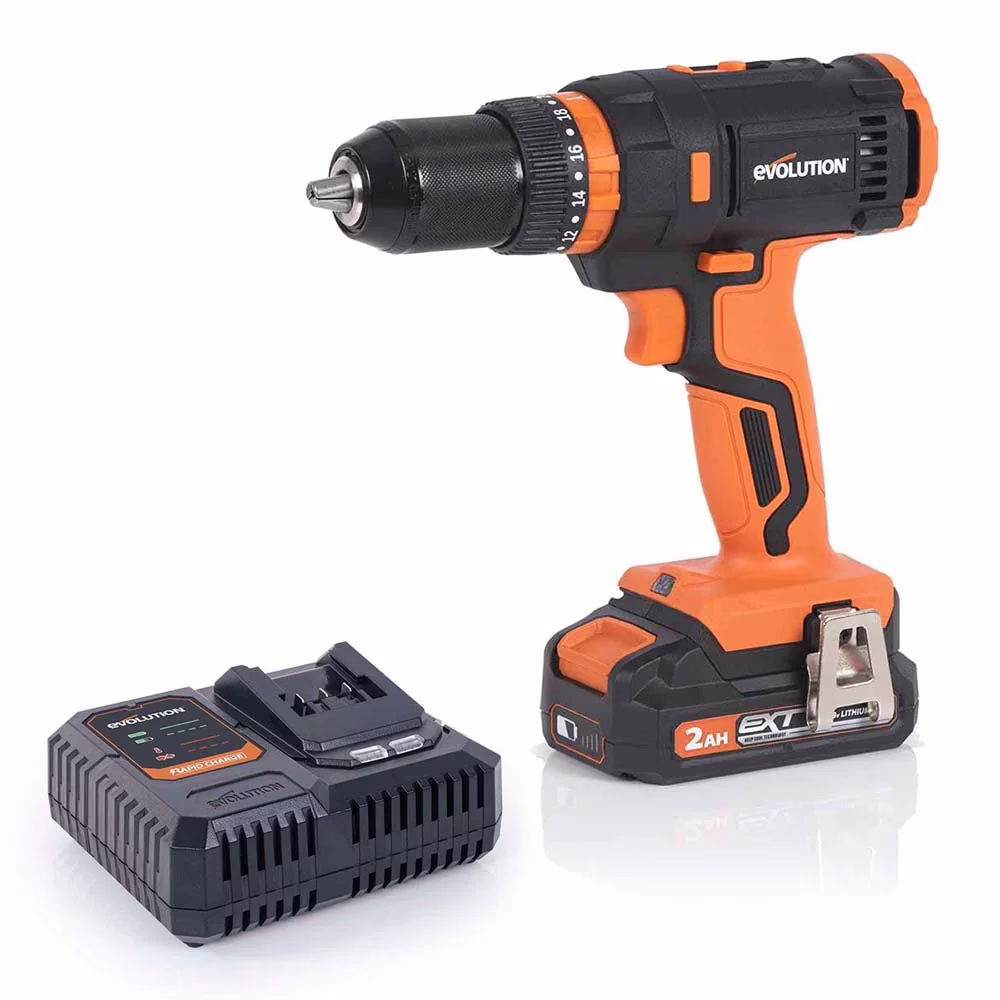 Акумулаторна ударна бормашина - винтоверт R13CMB-Li / Evolution 105-0001B / 18 V 1 Акумулаторна ударна бормашина - винтоверт R13CMB-Li / Evolution 105-0001B / 18 V