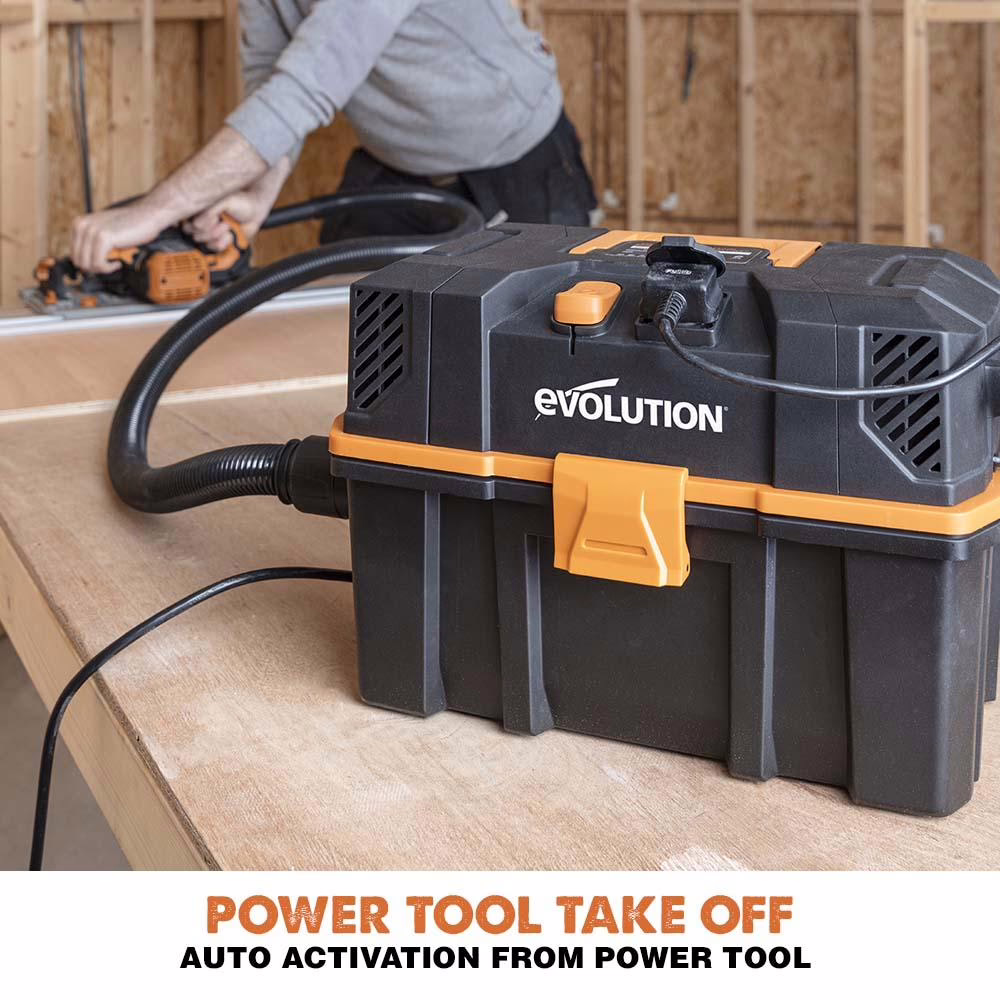 Прахосмукачка за работилница 1000W, 15л. Evolution R15VAC / 086-0003 / 3 Прахосмукачка за работилница 1000W, 15л. Evolution R15VAC / 086-0003 / - Image 3