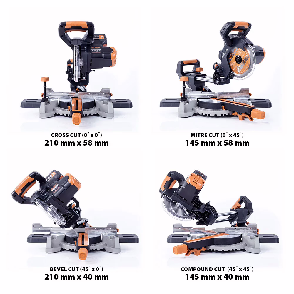 Акумулаторен потапящ циркуляр 185 мм R185SMS-Li / Evolution 064-0001B / 18 V 5 Акумулаторен потапящ циркуляр 185 мм R185SMS-Li / Evolution 064-0001B / 18 V - Image 5