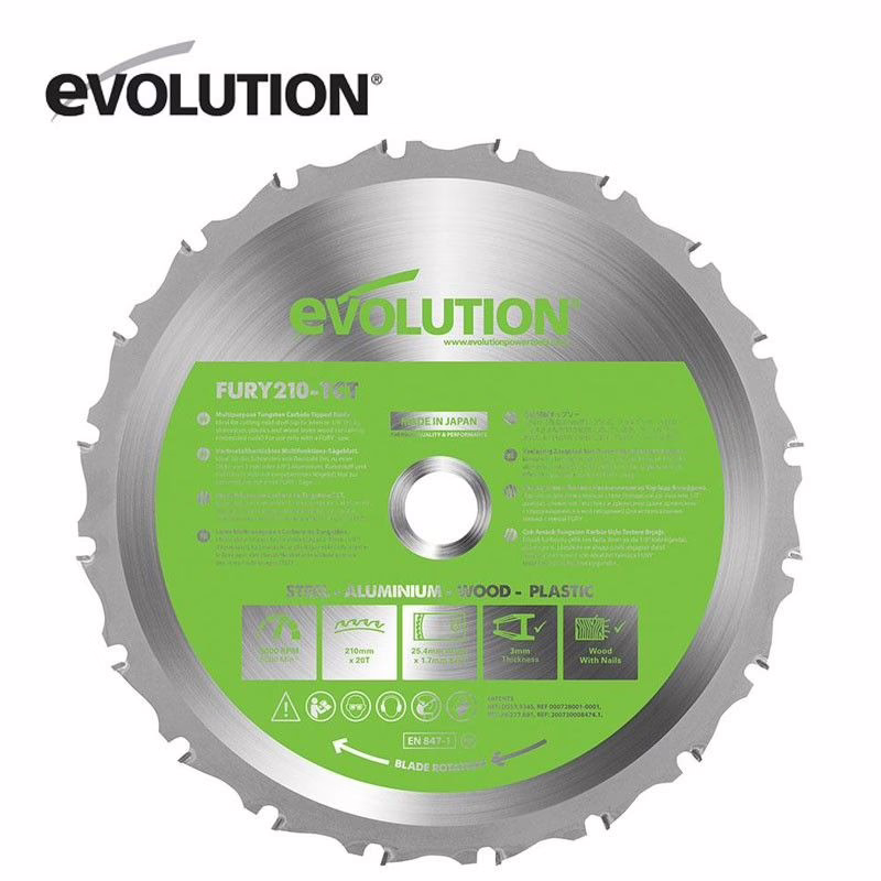 Универсален диск 210 мм / EVOLUTION FURYBLADE210MULTI-9967 / 1 Универсален диск 210 мм / EVOLUTION FURYBLADE210MULTI-9967 /