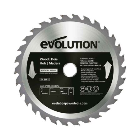 Циркулярен диск за дърво 30T (K009B) / Evolution GW180TCT-30 /