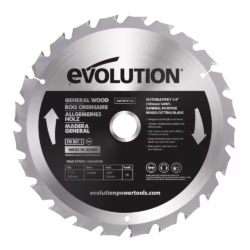 Диск за дърво за циркуляр 185 мм TCT 24 зъба / EVOLUTION GW185TCT-24-7164 /