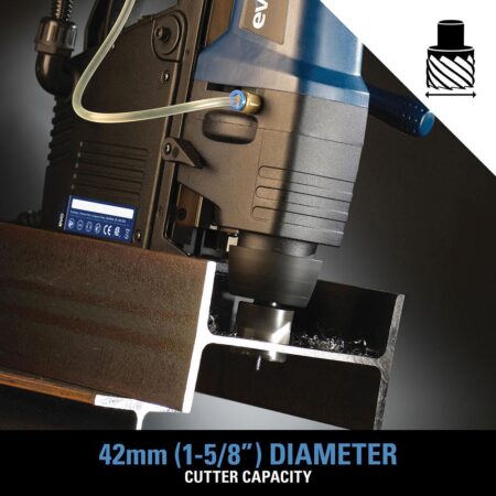 ПРОМОЦИЯ! Магнитна пробивна машина с фрезери EVOLUTION EVO42 / EVOLUTION 095-0004 / CUTTERKIT3S - Image 7