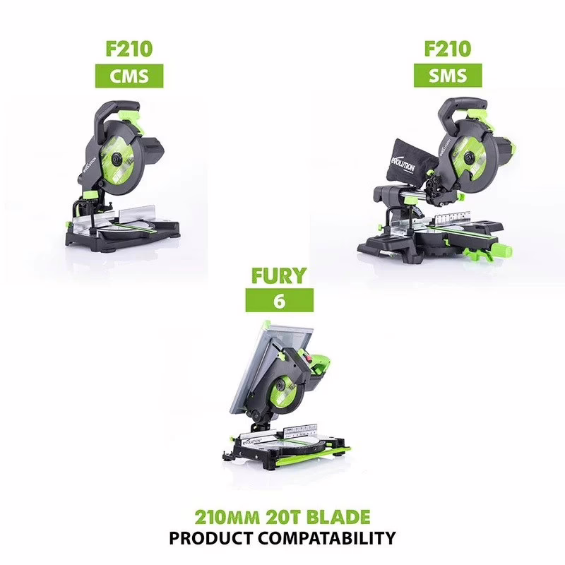 Циркулярен диск - унивесален 210 мм / EVOLUTION F210TCT-20MS-9967 / 3 Циркулярен диск - унивесален 210 мм / EVOLUTION F210TCT-20MS-9967 / - Image 3