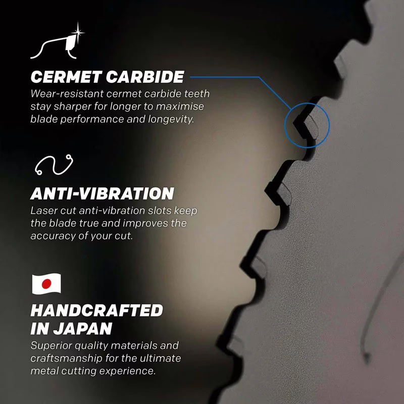 Циркулярен циск за рязане на мека стомана EVOMAX 14“ / EVOLUTION M355CMT-80CSMAX-7091 / 6 Циркулярен циск за рязане на мека стомана EVOMAX 14“ / EVOLUTION M355CMT-80CSMAX-7091 / - Image 6