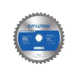 Диск за рязане на мека стомана 165 х 20 х 1,7 мм, 40 зъба / EVOLUTION M165TCT-40CS-4624 /