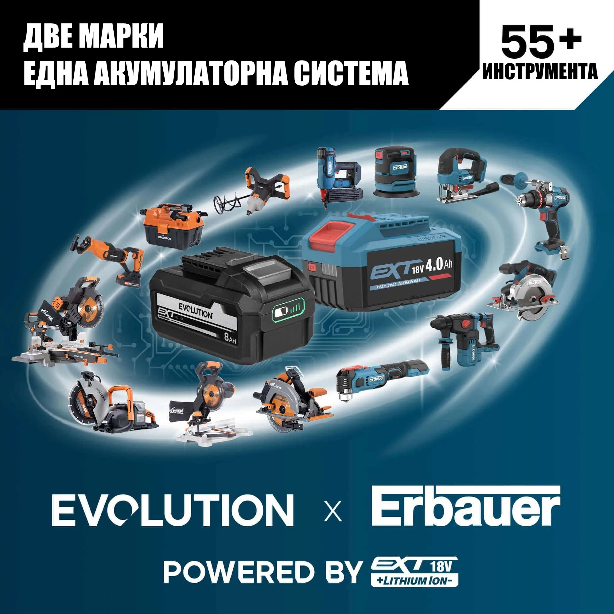 Акумулаторен безчетков ролков шлайф 18 V, 120 мм, с 2 четки в комплекта S120SCT-Li / EVOLUTION 139-0001 / 12 Акумулаторен безчетков ролков шлайф 18 V, 120 мм, с 2 четки в комплекта S120SCT-Li / EVOLUTION 139-0001 / - Image 12