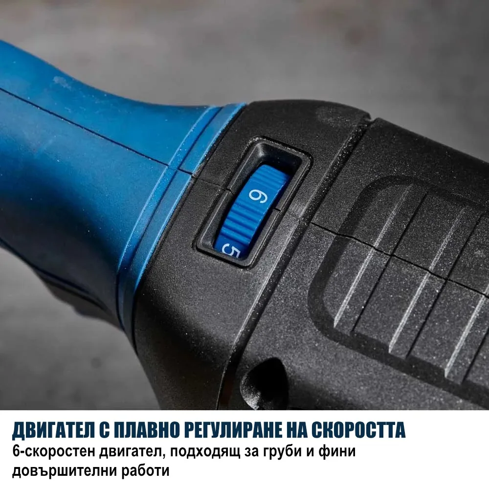Акумулаторен безчетков ролков шлайф 18 V, 120 мм, с 2 четки в комплекта S120SCT-Li / EVOLUTION 139-0001 / 6 Акумулаторен безчетков ролков шлайф 18 V, 120 мм, с 2 четки в комплекта S120SCT-Li / EVOLUTION 139-0001 / - Image 6
